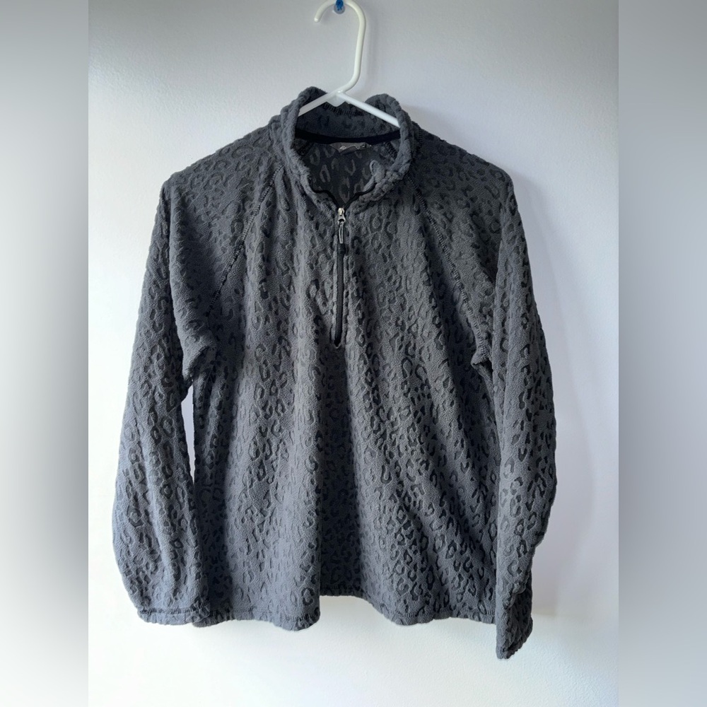 Eddie Bauer Fleece Quarter Zip Womens Size Large